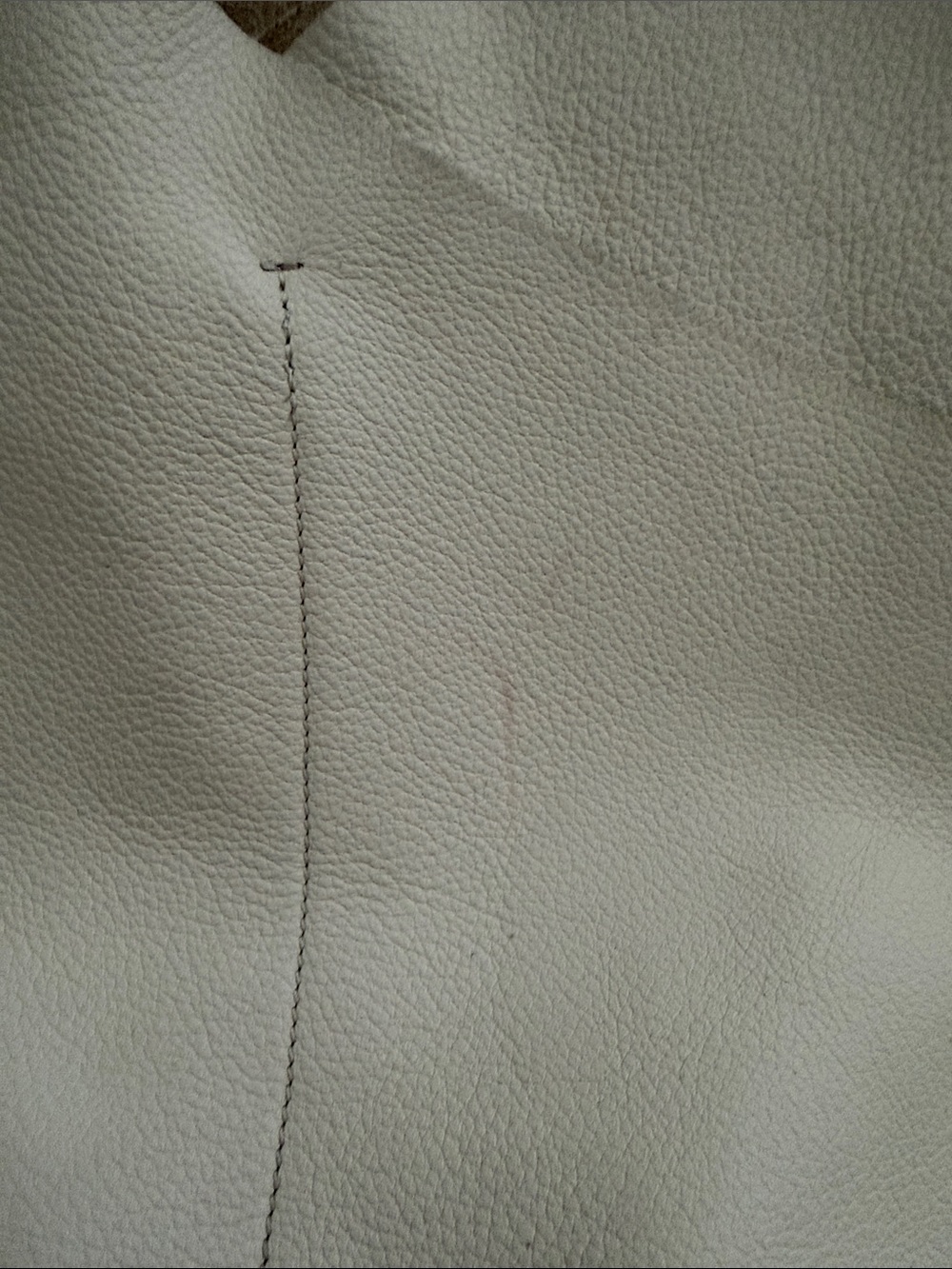 A.L.C. ALC Sadie Cream Leather Hobo Shoulder Bag with Pockets - Picture 14 of 15